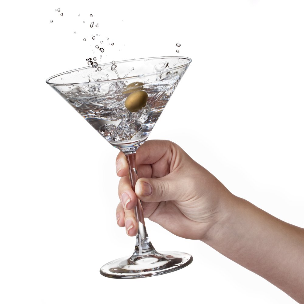 How to Hold a Martini Glass