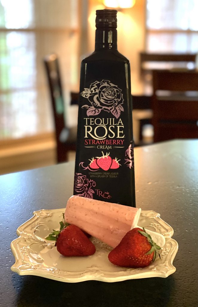 Tequila Rose Strawberry Popsicle